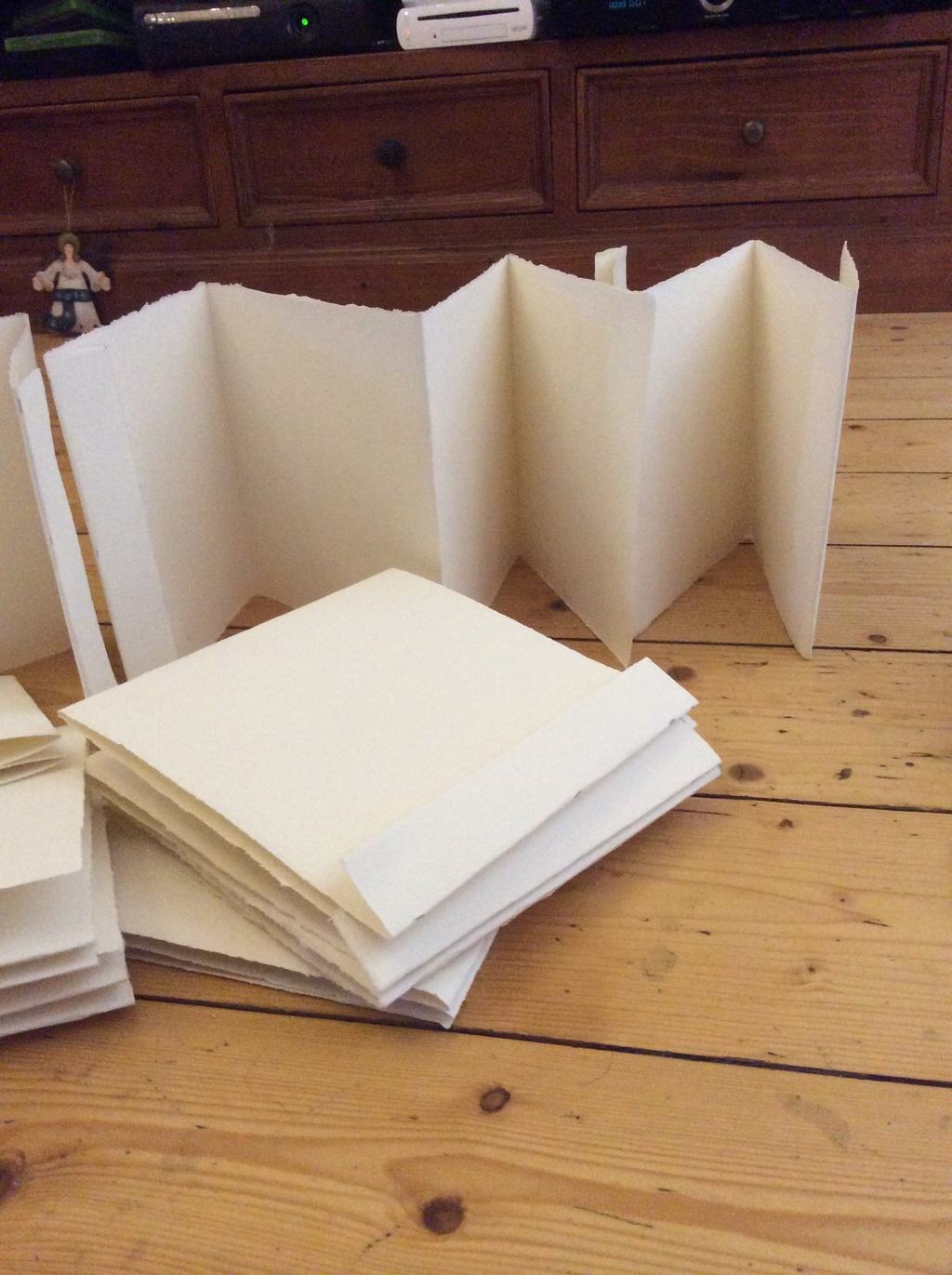 My starting point for my accordion book project