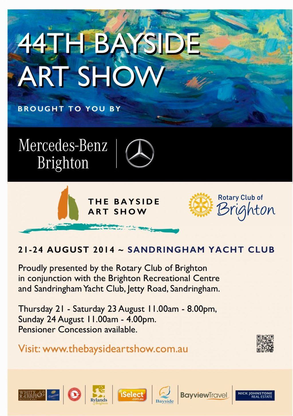 Bayside Art Show invite Cheryle Bannon Intuitive Artist