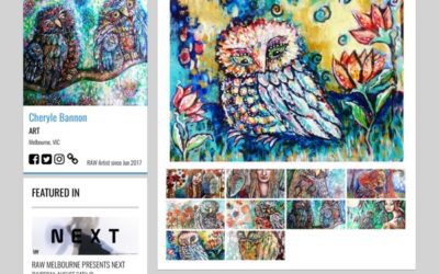 Owl love and intuitive art