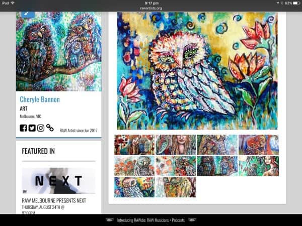 Owl love and intuitive art