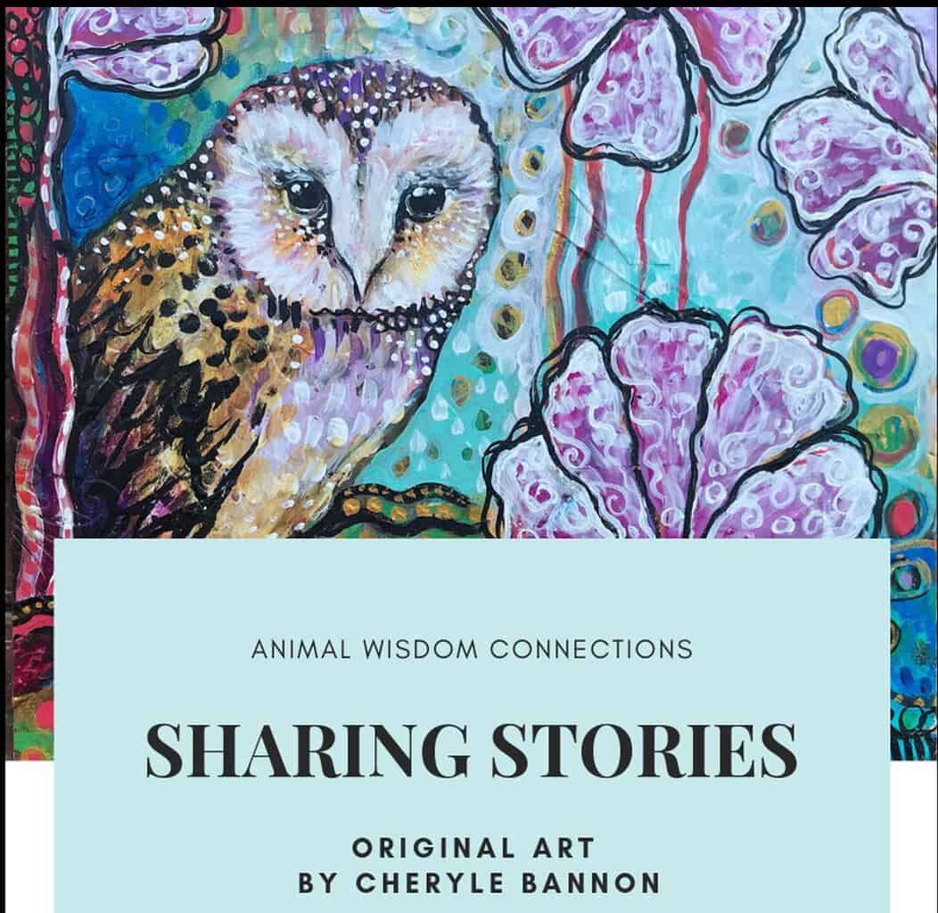 Sharing stories: animal guide art