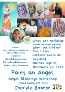 Angel blessings workshop flyer