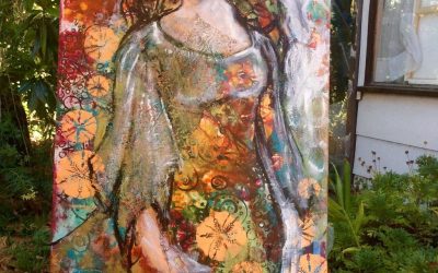 Flowers in her hair